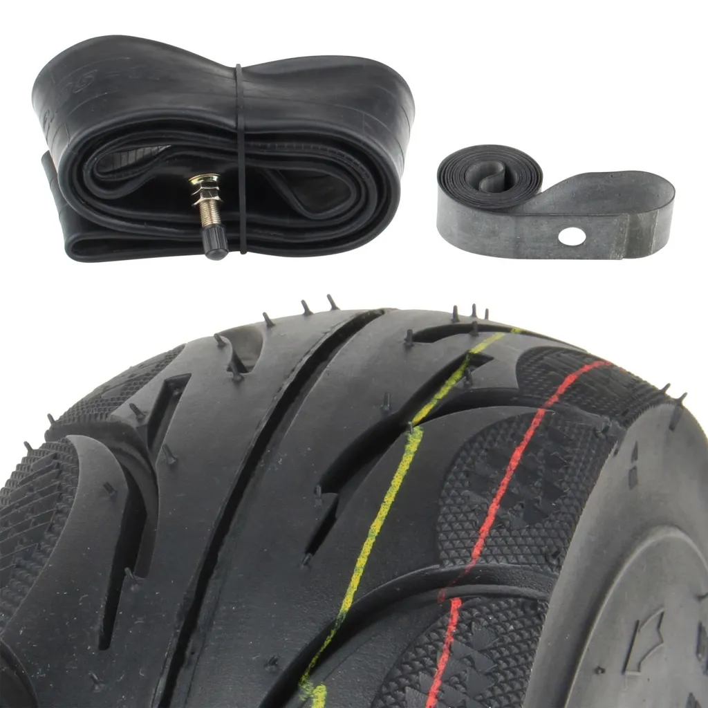 Kit Pneu Scooter 3.50-10 Citomerx S009 complet avec chambre à air et fond