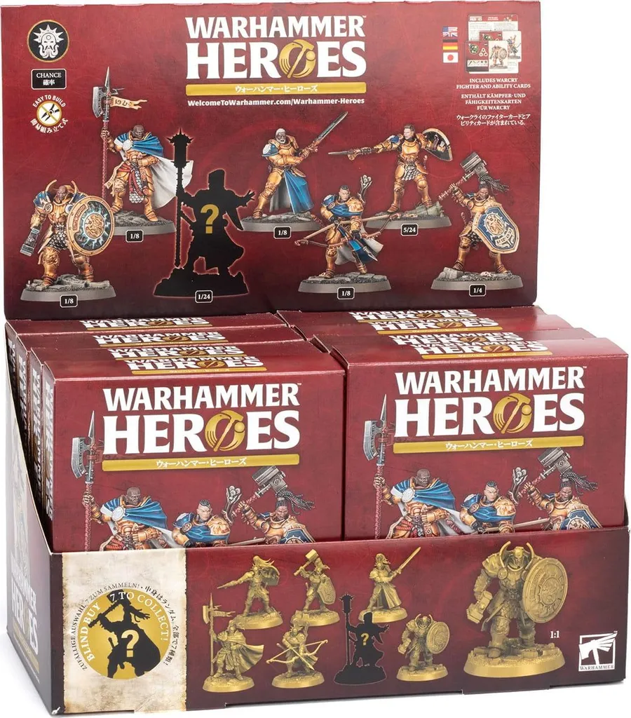 Stormcast Eternals Warhammer Heroes : 8 Miniatures à Collectionner