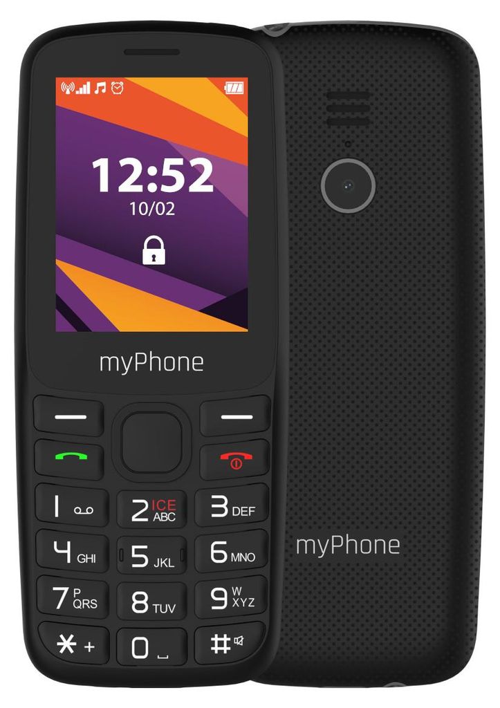 myPhone 6410 LTE | Black | 2.4 " | TFT | 64 MB | 128 MB | Image du produit 