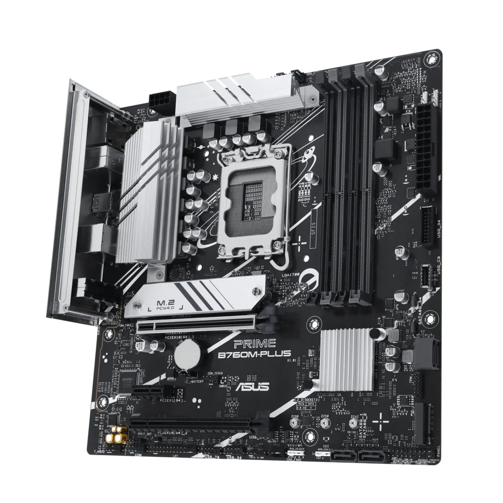 Asus Prime B760M-Plus Carte Mère USB 10G et PCIe 5.0 Socket LGA1700