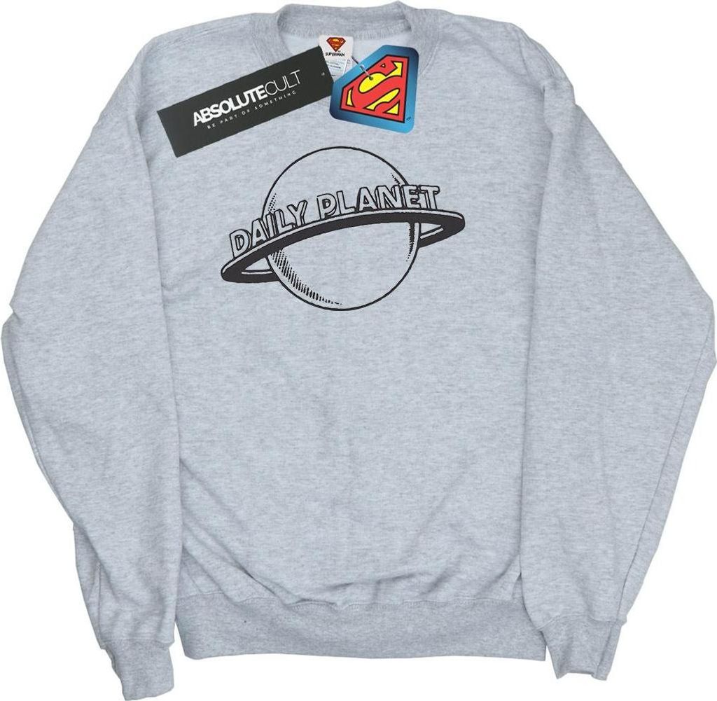 DC Comics - "Daily Planet" Sweatshirt für Jungen BI33075 (152-158) (Grau)