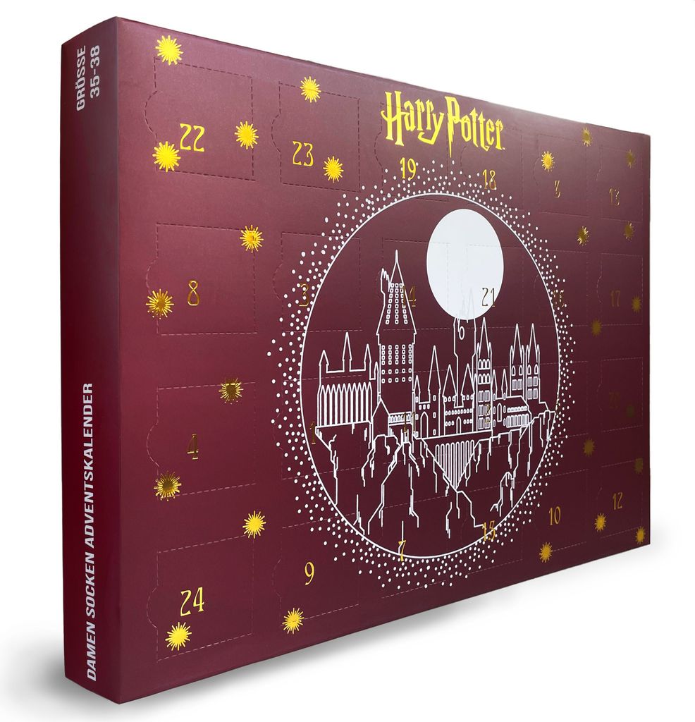 Harry Potter Damen Adventskalender : 39-42 : mehrfarbig  Produktbild 