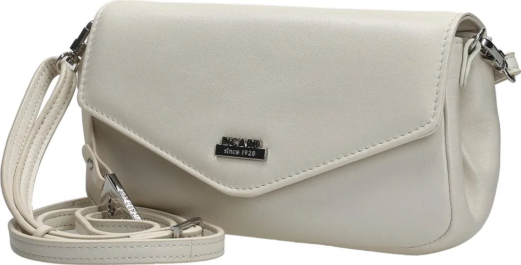 Sac bandoulière Picard Really en cuir écru avec rabat élégant pour femme - 6