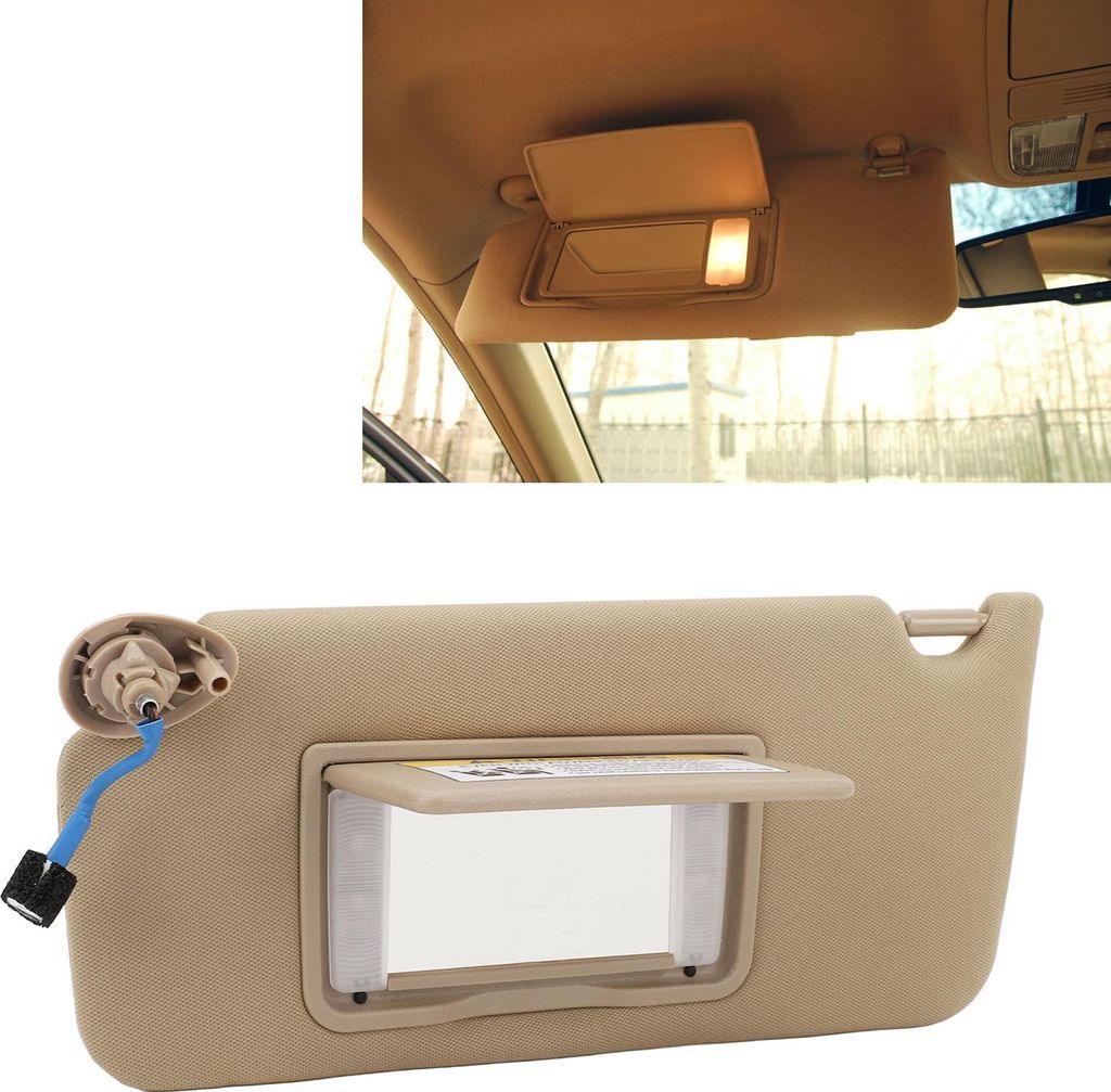 Sonnenblende für die Fahrerseite, wirksamer Schutz, sichereres Fahren, elegant, 83280 TA5 A51ZA für Accord 2008 bis 2012, Beige