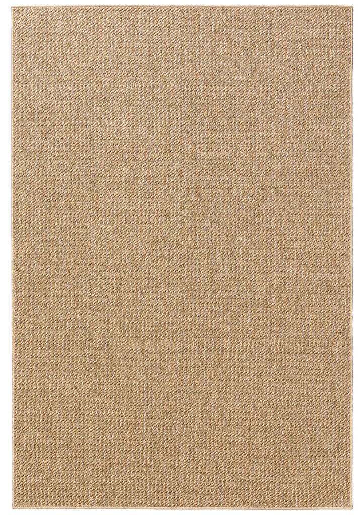 In- & Outdoor-Teppich Iowa Beige 200x300 cm Wohnzimmer Rechteckig Einfarbig Modern Kurzflor benuta Skandinavisch