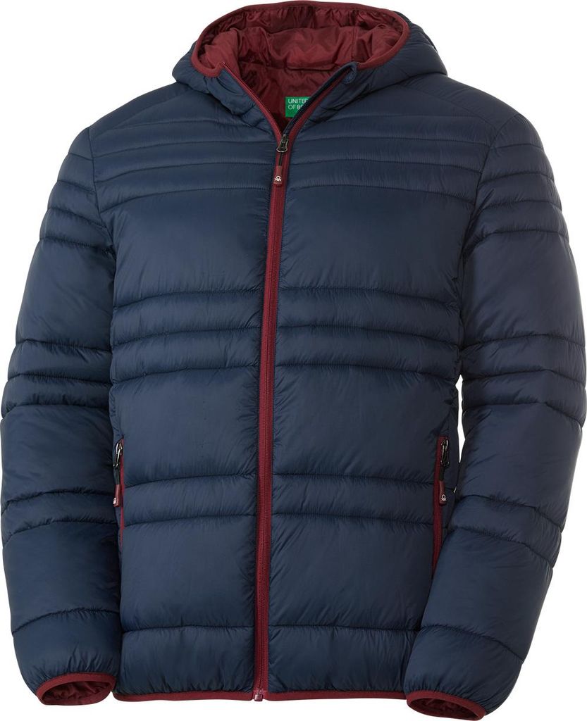 Benetton Herren Steppjacke, leicht, schnelltrocknend und wärmend