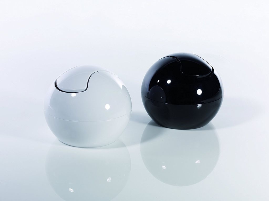 Spirella 10.15139 Bowl-Uni noir Poubelle Image du produit 