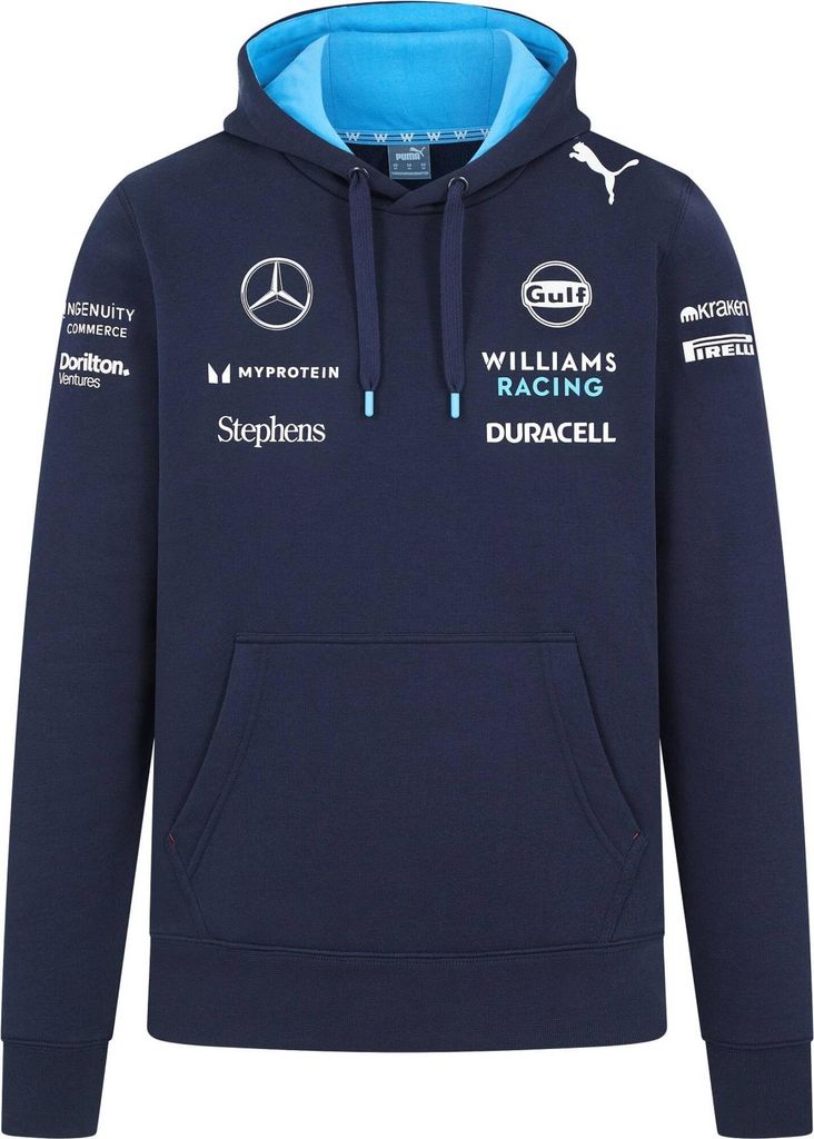 Williams Racing Puma Team Kapuzenpullover - blau