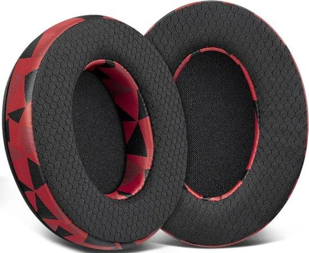 Coussinets gaming en tissu mesh ventilé avec mousse mémoire de forme
