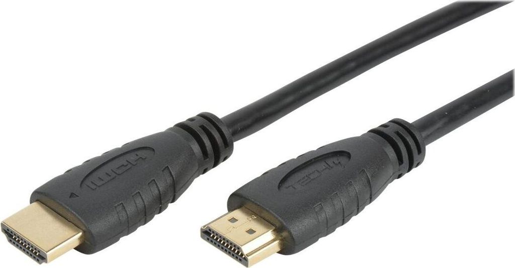 Techly HDMI Kabel 2.0 High Speed with Ethernet schwarz 1m