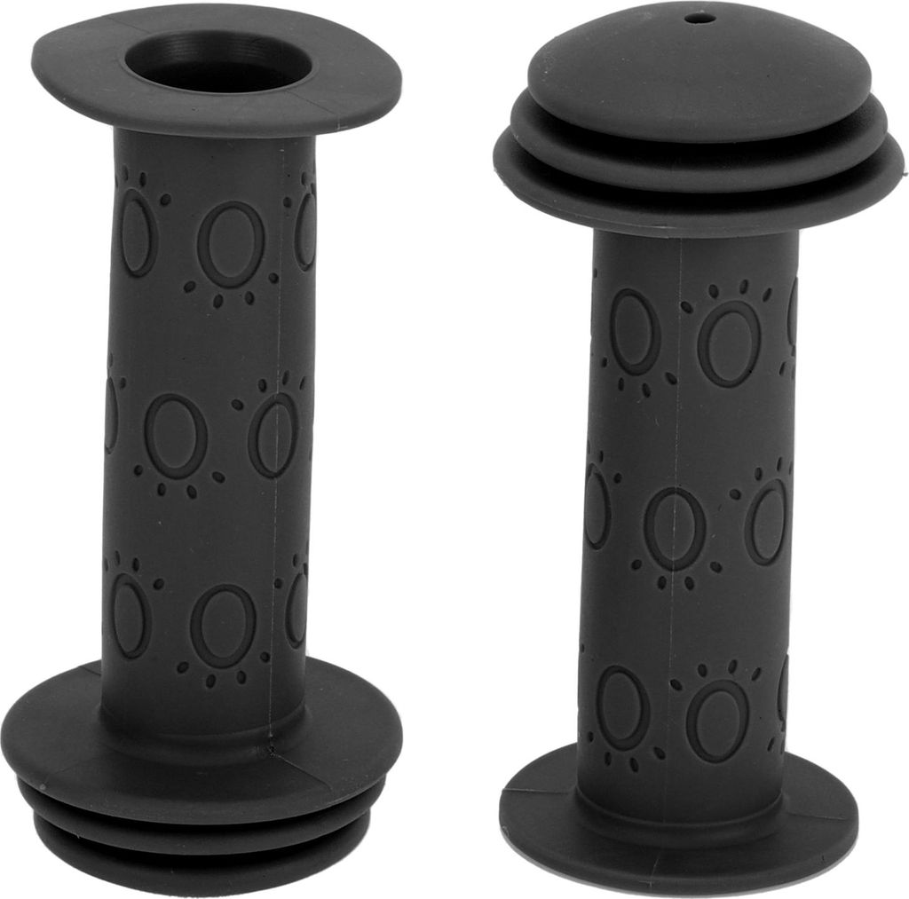 Kinderfahrrad Lenkergriffe Abdeckungen 105mm Lang Weich | Kinderfahrrad Lenkergriffe Schutz Schwarz 1 Paar