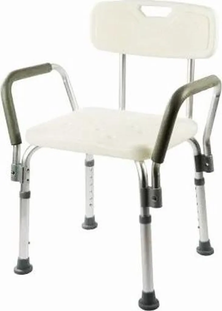 Sedia Doccia con Braccioli Estraibili in Alluminio: Comfort Sicuro
