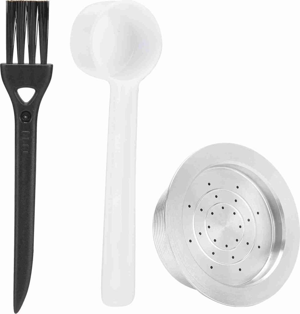 Kaffeekapsel-Löffel-Bürsten-Kit Ersatz wiederverwendbar für LAVAZZA MIO Kaffeemaschine