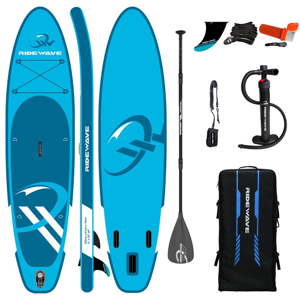 RIDEWAVE Allround 11'0 SUP Board Set 335 cm aufblasbar Produktbild 