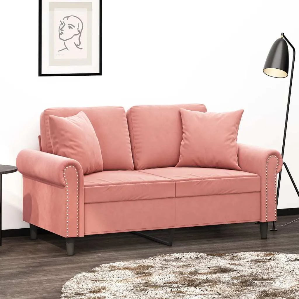 Coussins Rose Velours 40x40 cm : Relookez votre Canapé avec ce Lot de 2
