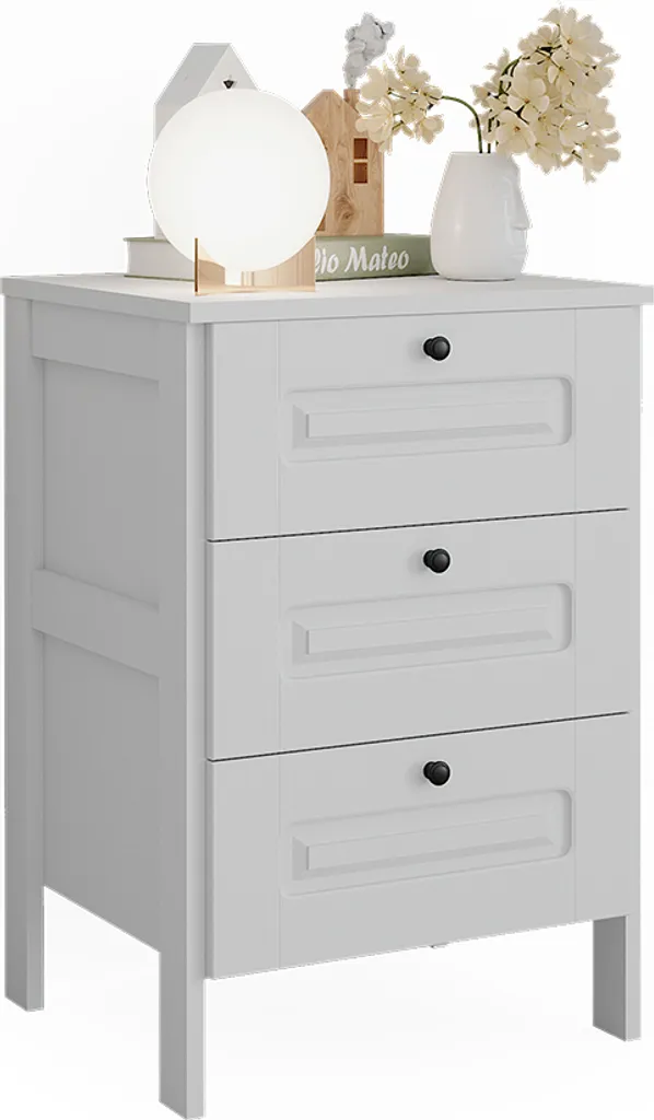 Commode Blanche 60x88.4cm Vitalispa Ajaton - Finition Mate et Durable - 7