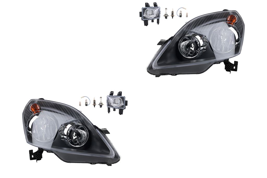 Johns, Scheinwerfer Satz Halogen passend für Opel Zafira B 05-08 H7 H1 +Nebel+Leuchtmi. 6710053 6710039 13252449 13261997 1710366 24462133 6710040...