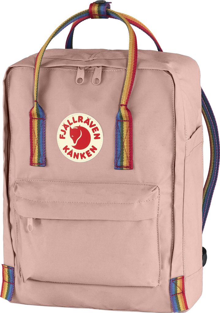 Fjällräven Kanken Rainbow Rucksack Chalk Rose-Rainbow Produktbild 
