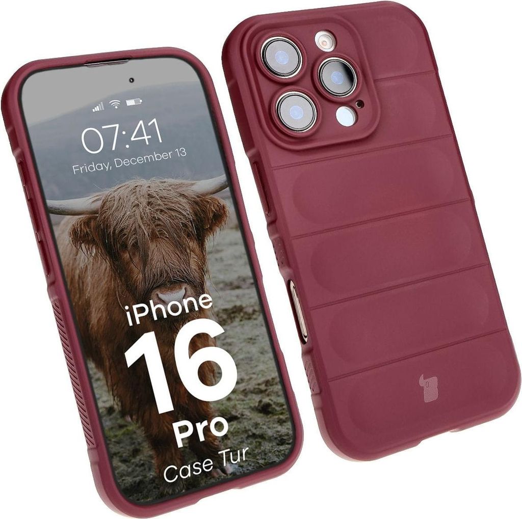 Bizon Case Tur Apple iPhone 16 Pro dunkel lila