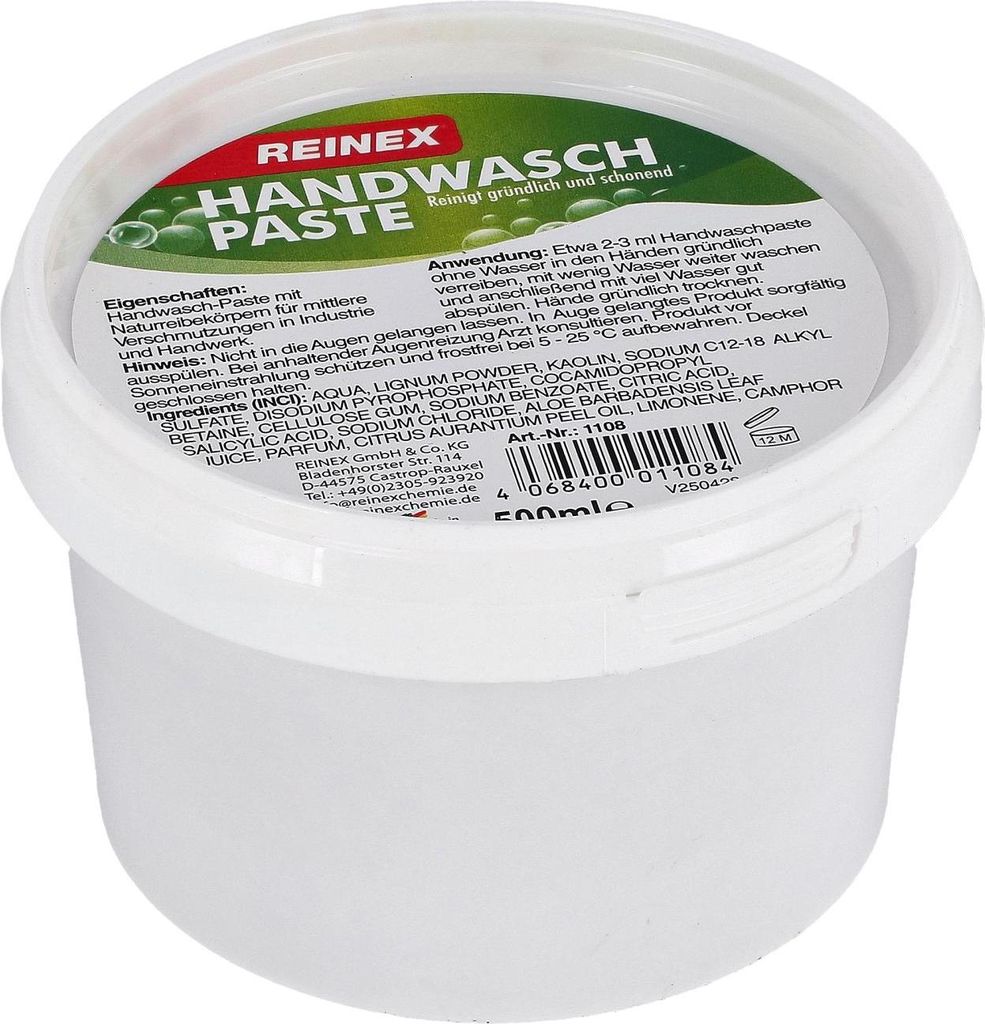 REINEX Handwaschpaste - Dose 500ml Produktbild 