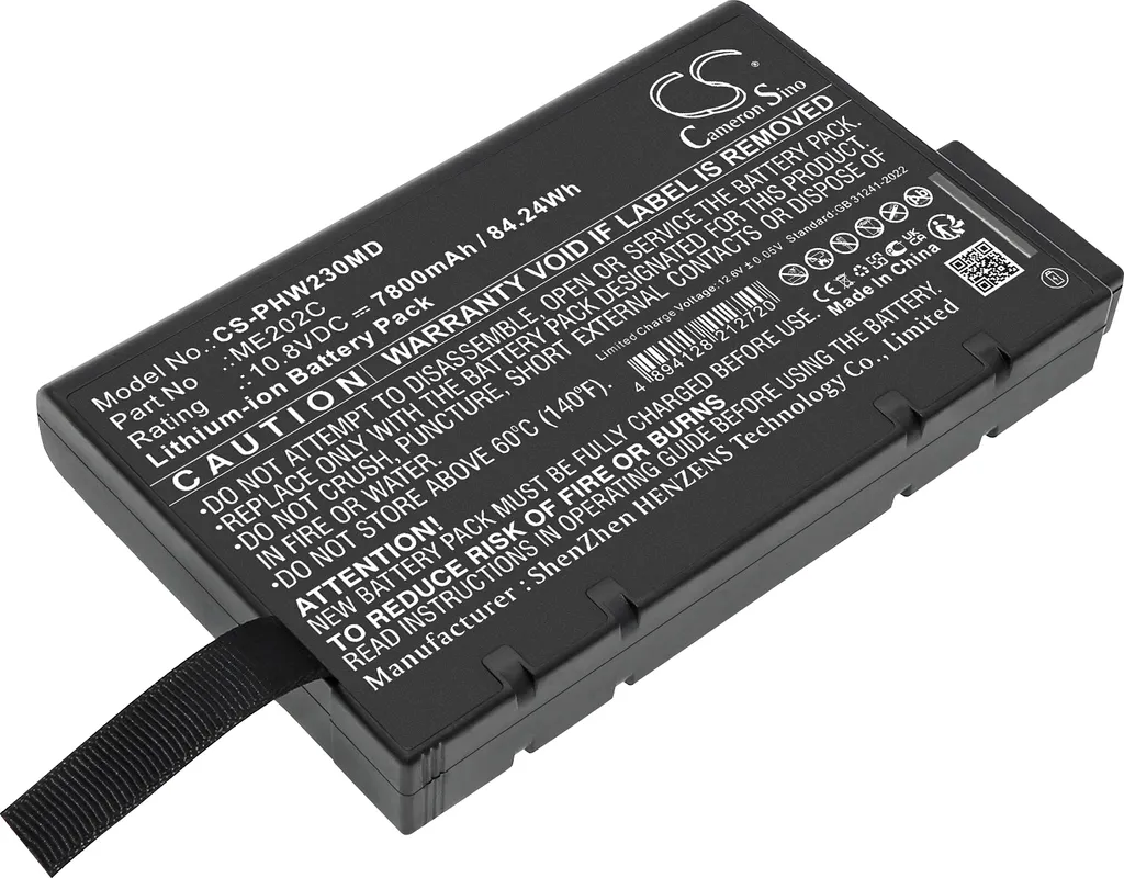 Batterie ECG Philips PageWriter TC20 TC30 pour Diagnostic Mobile Médical