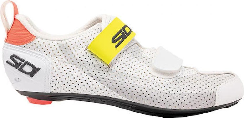 Sidi T-5 Air grey/white/yellow 42 grau/weiß/gelb - aerodynamischer Triathlon-...