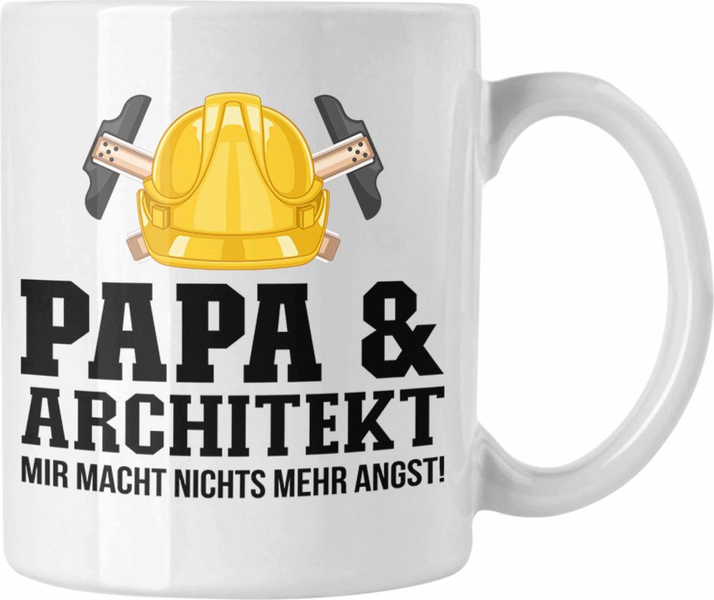 Trendation - Papa und Architekt Tasse Geschenkidee Vater Produktbild 