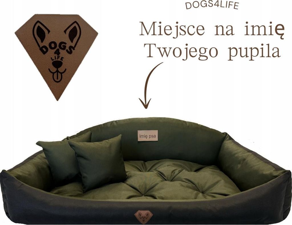 Bett Wasserdicht 130x105 Dogs4life Personalisiert