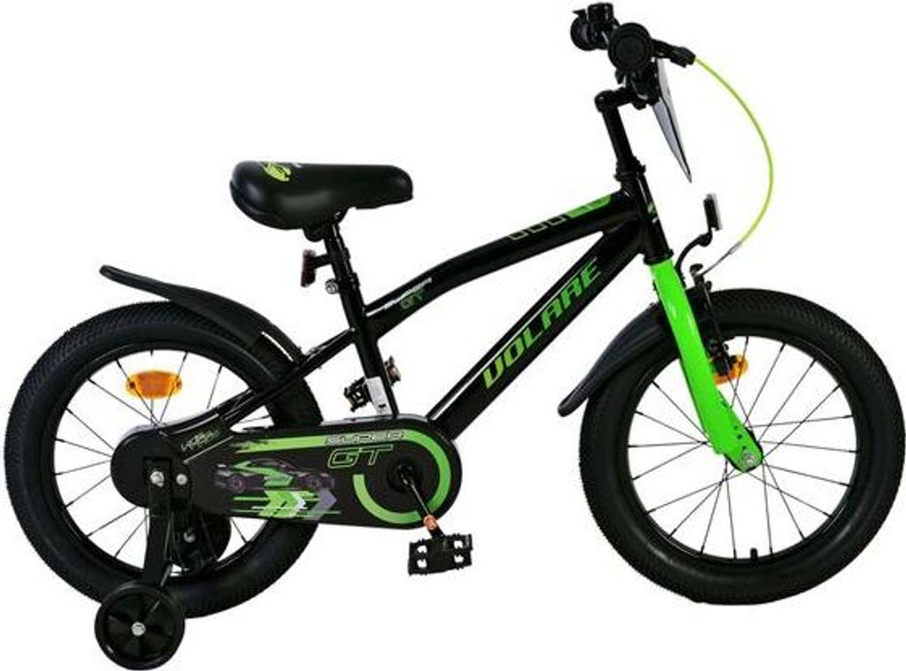 Volare Super GT Kinderfahrrad - Jungen - 16 Zoll - Grün Produktbild 