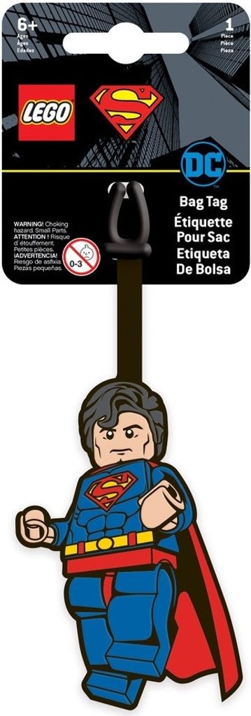 LEGO DC Super Heroes Namensschild für Gepäck - Superman