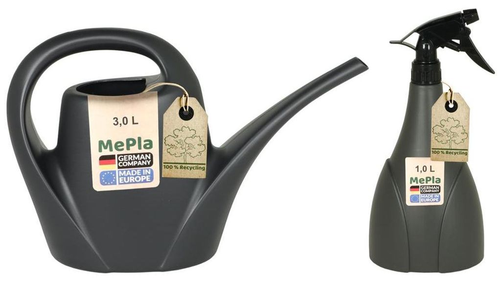 MePla - Set - Gießkanne 3,0l Indoor + Sprüher 1,0l - Produktbild 