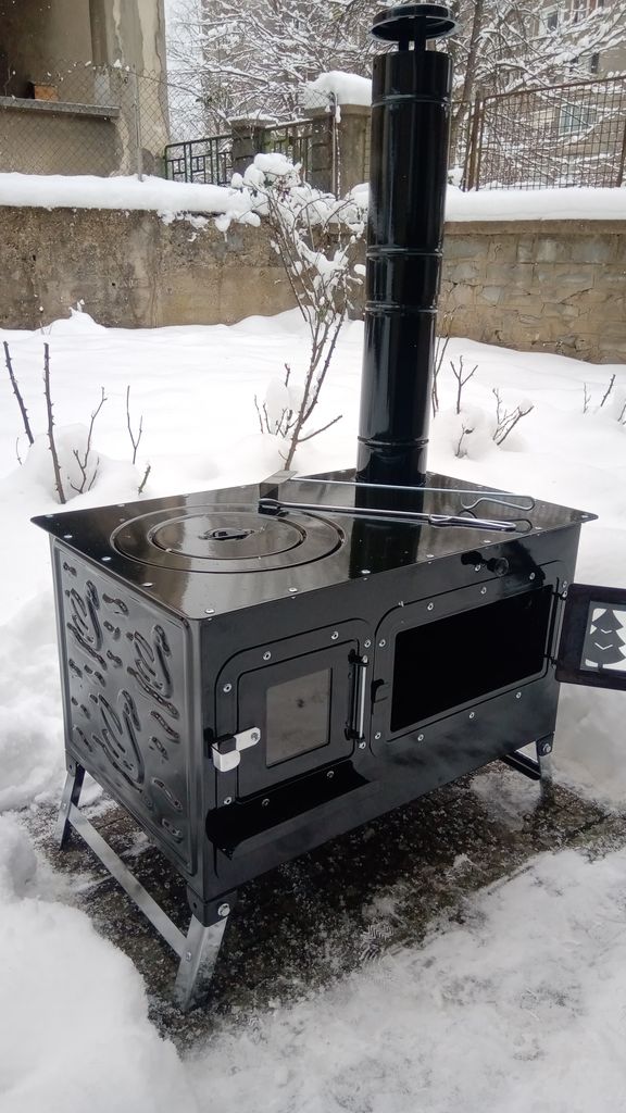 Camping ofen Gartenofen  Gartenküche Pizzaofen Zeltofen Produktbild 4