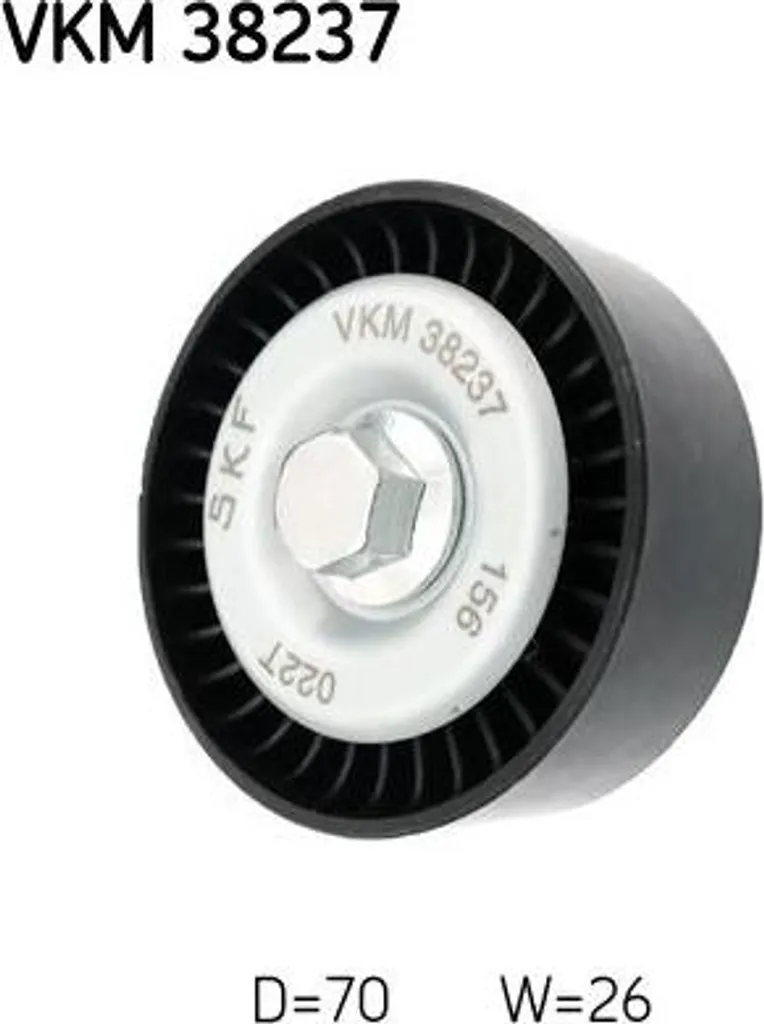 Supprimer Bruit Courroie BMW avec Galet SKF VKM38237 OE 11281440378 Fiable
