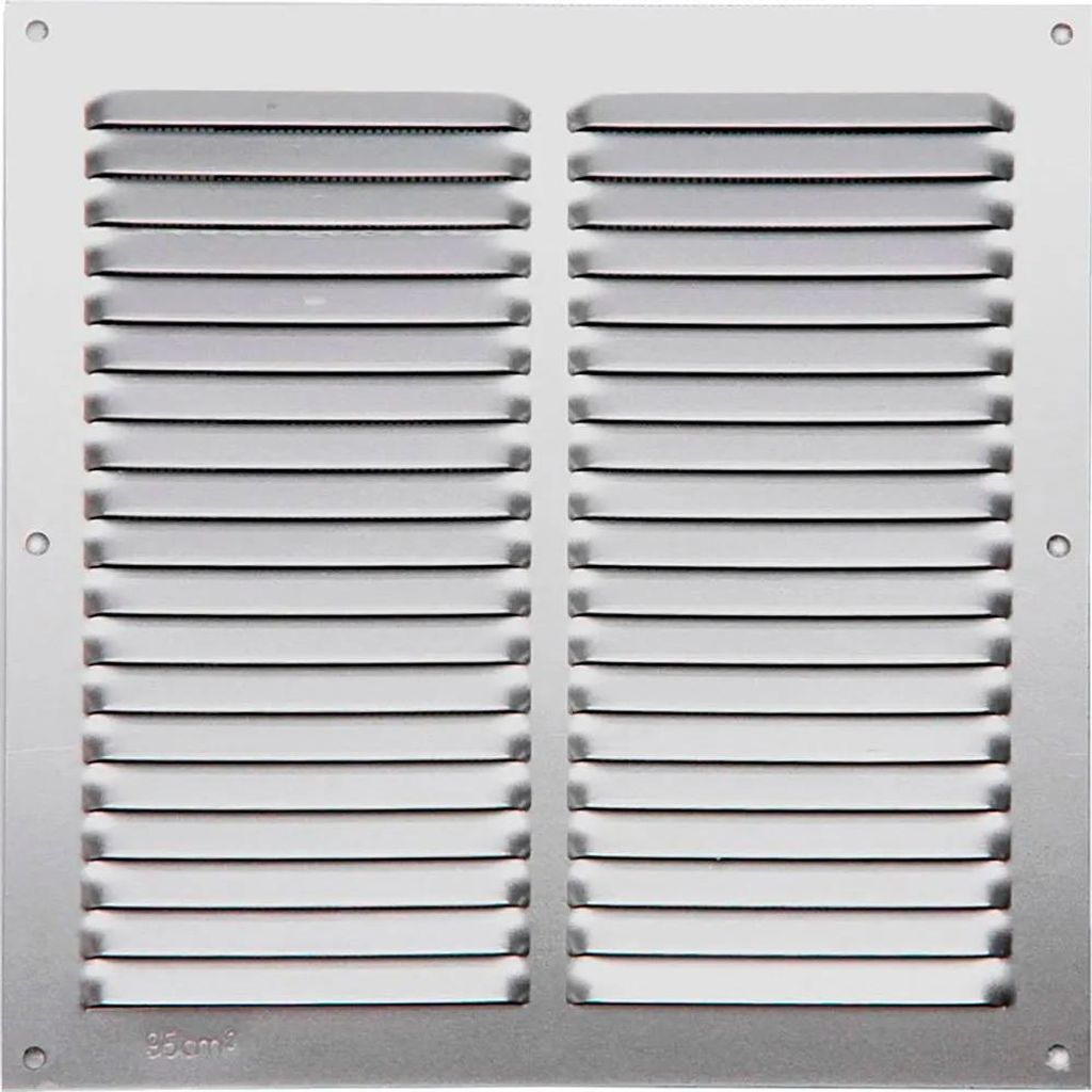 Grille d'aération Fepre 200x200 Mm Argent Argent One Size Image du produit 