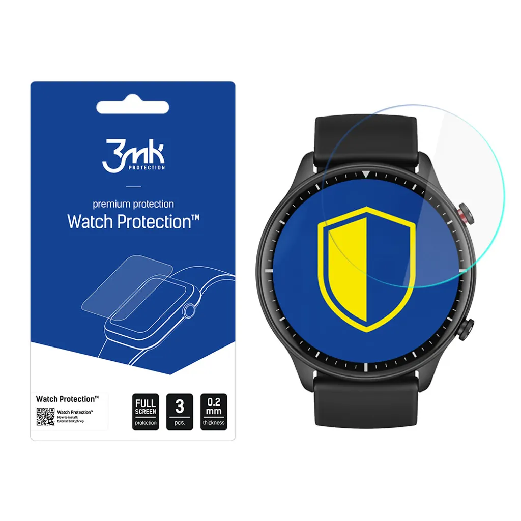 Pellicola 3mk Amazfit GTR 2 - Basta Graffi! Arco Protezione GTR2