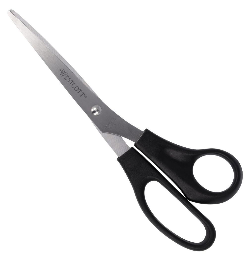 Westcott Schere 8" (20,3 cm) Schwarz, Büroschere mit Produktbild 