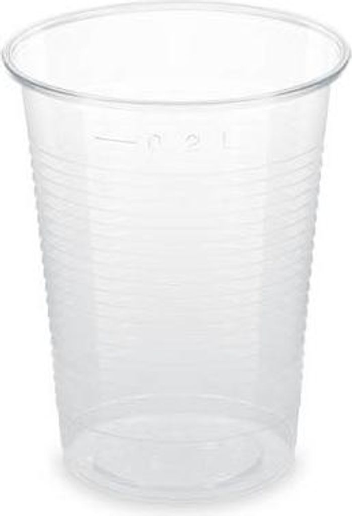 Pohár priehľadný z  plastu (PLA) 200 ml (100 ks) Produktbild 