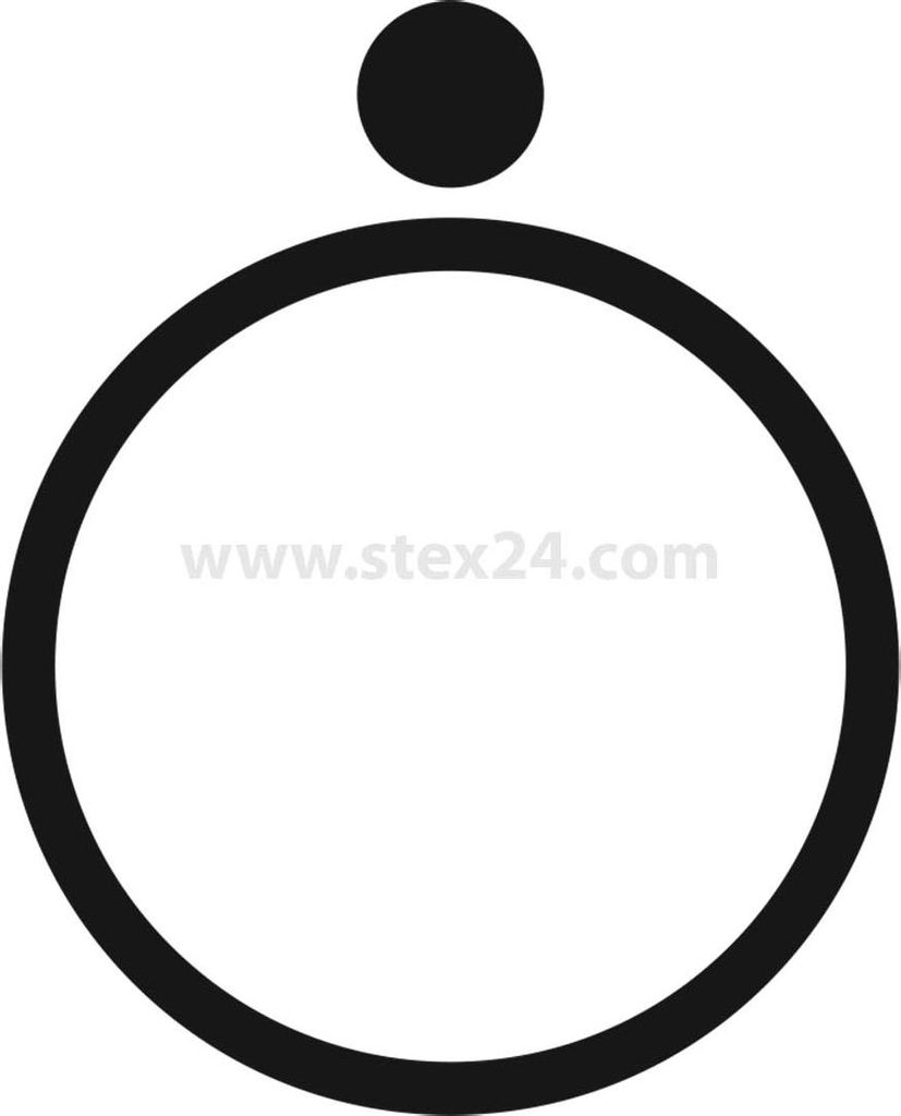 Georg Schlegel Bezeichnungsschild Grafik-Symbol Abschalten weiß - 1 Stück