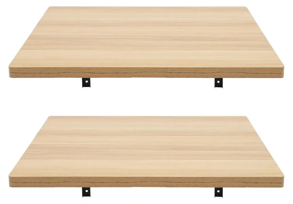 Établi fixe modèle double bois - Fixation murale robuste pour atelier