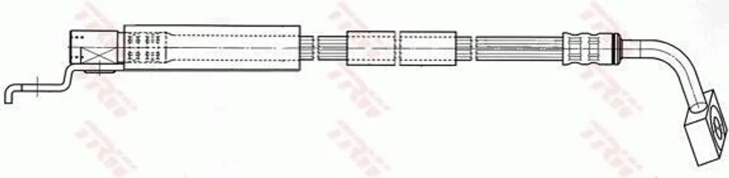 Flexible de frein hydraulique pour Jeep Cherokee et Grand Cherokee ZG ZJ TRW