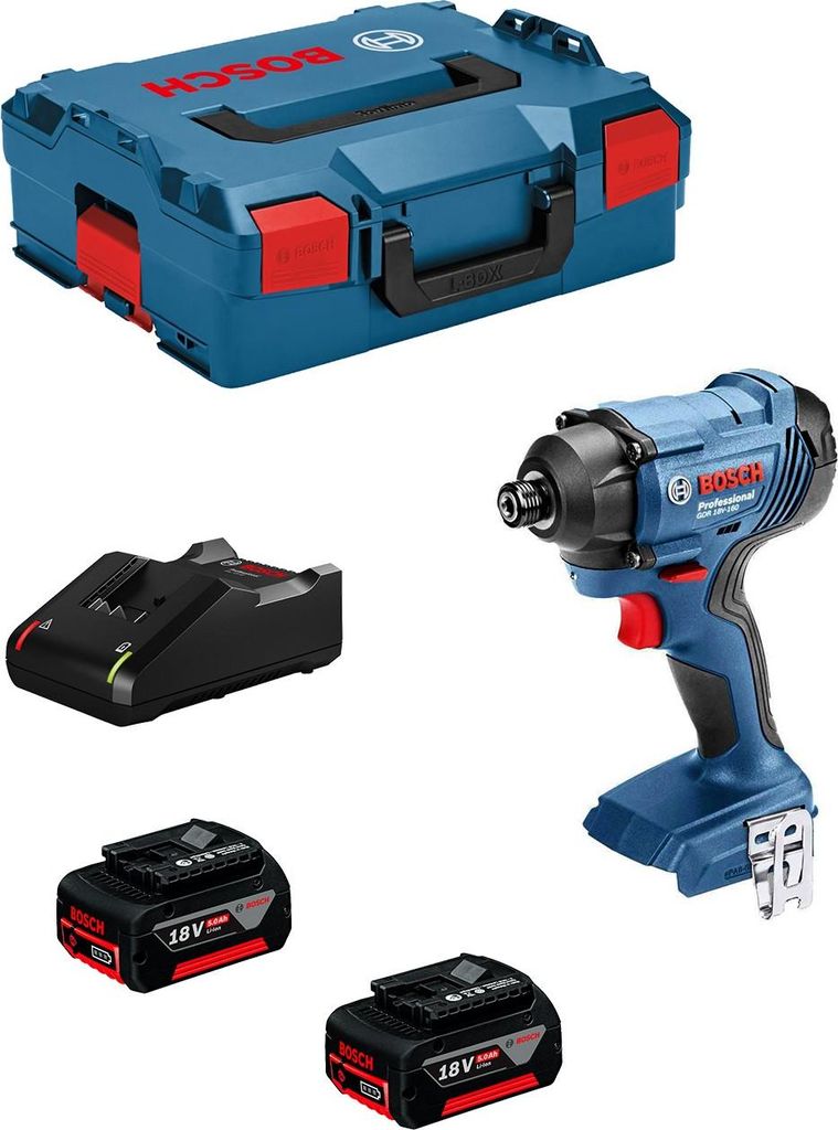 Drehschlagschrauber BOSCH GDR 18V-160 (2 x 5,0 Ah + GAL18V-40 + L-Boxx 136)
