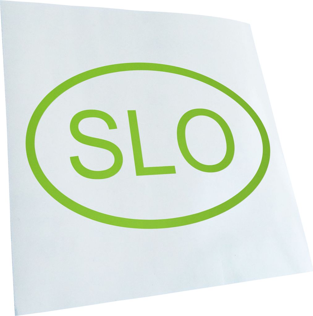 Kiwistar - Autoaufkleber - Slowenien SLO Heckscheibe - Aufkleber für Auto Kfz Fahrrad, LKW, Truck Mofa