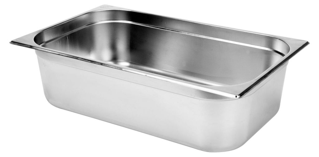 Gastro Behälter, Gastronomiebehälter Edelstahl GN 1/1 Tiefe Produktbild 