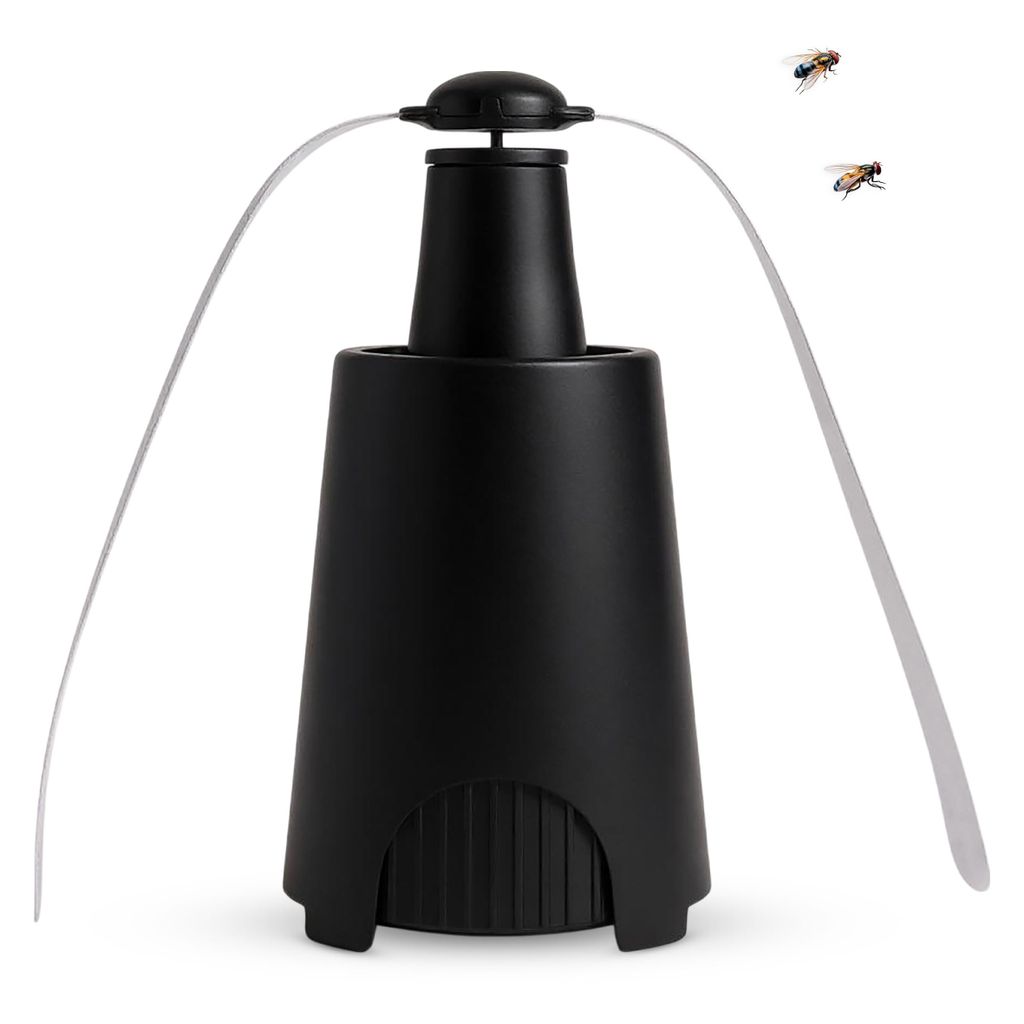 Ventilátor na muchy 26 cm v čiernej farbe - ventilátor na Obrázok produktu 