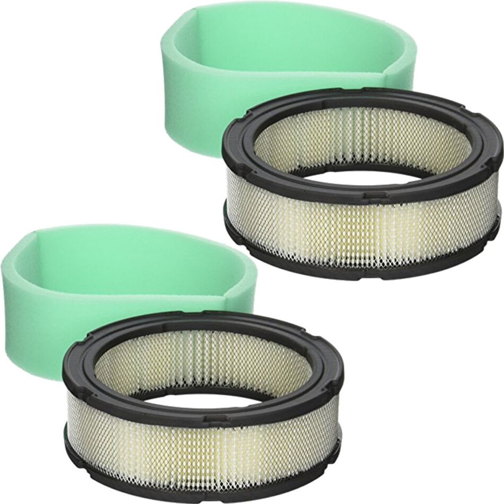 2x Luft-Filter inkl. Vorfilter ersetzt Briggs & Stratton 394018S 394018 392642 4135 505D Alko P130 394018 Jacobsen 392642 5000441 Ering B394018 Mot...