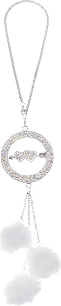 1 Stück Falscher Strass Metall Falscher Diamantring Auto Rückspiegel Anhänger Zubehör Auto Hängeschmuck Sortierte Farbe