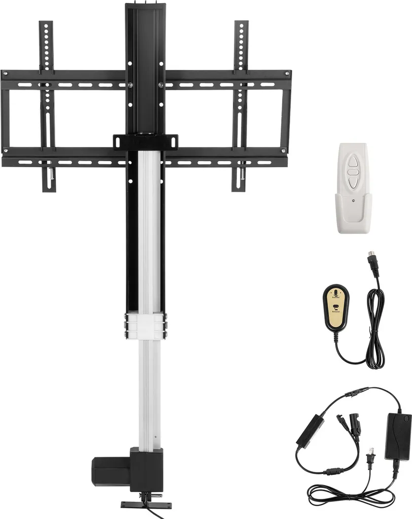 Kit Sollevamento TV Elettrico SucceBuy | Supporto 26-60 pollici Nero