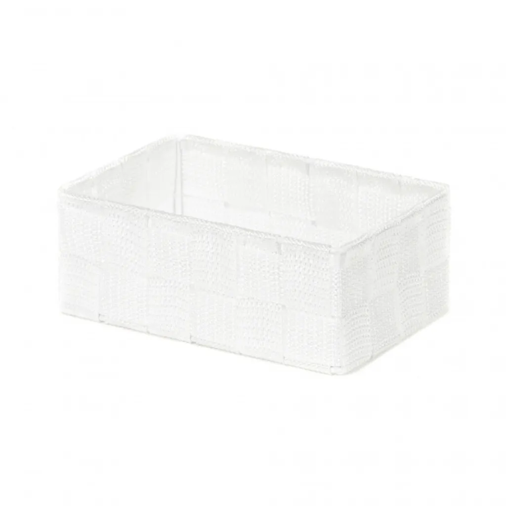 Organisateur de tiroir en tissu blanc Stan pour un rangement efficace