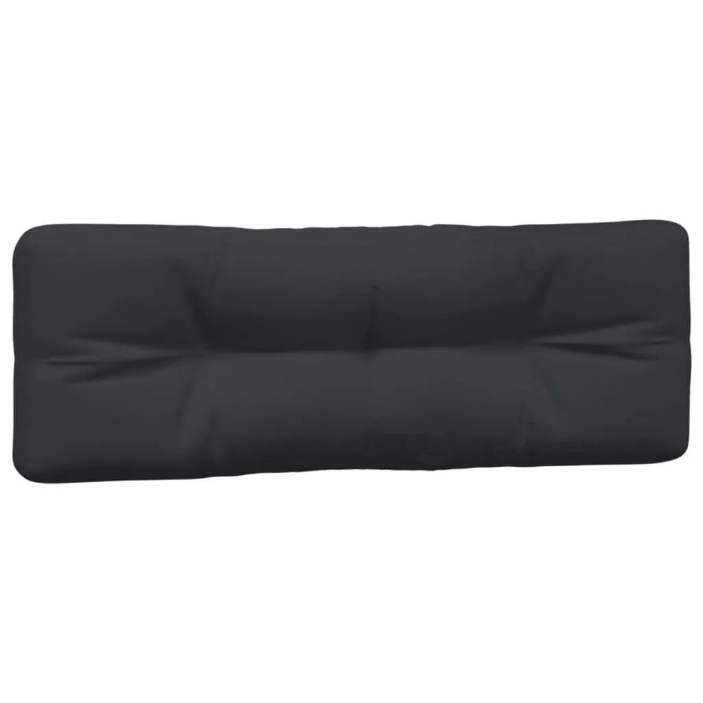 Cuscino Pallet 2 Pezzi Tessuto Nero Premium | Comfort d'Elite per Esterni - 5