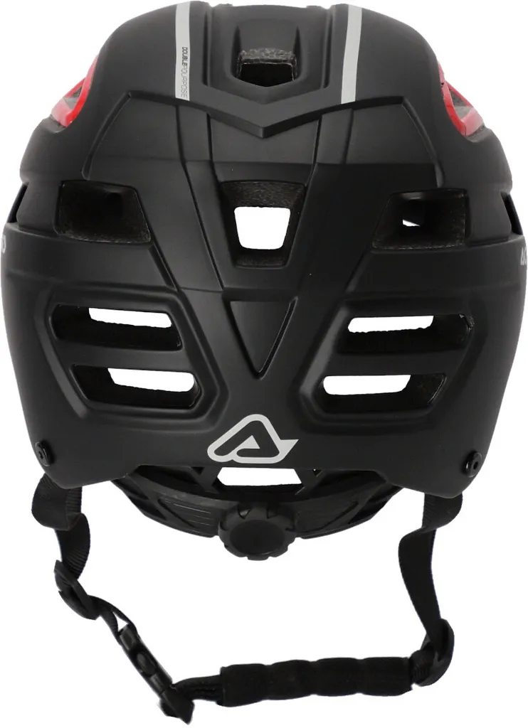 Casque Acerbis Doublep Noir Rouge - Ventilation Optimisée et Taille S/M - 3